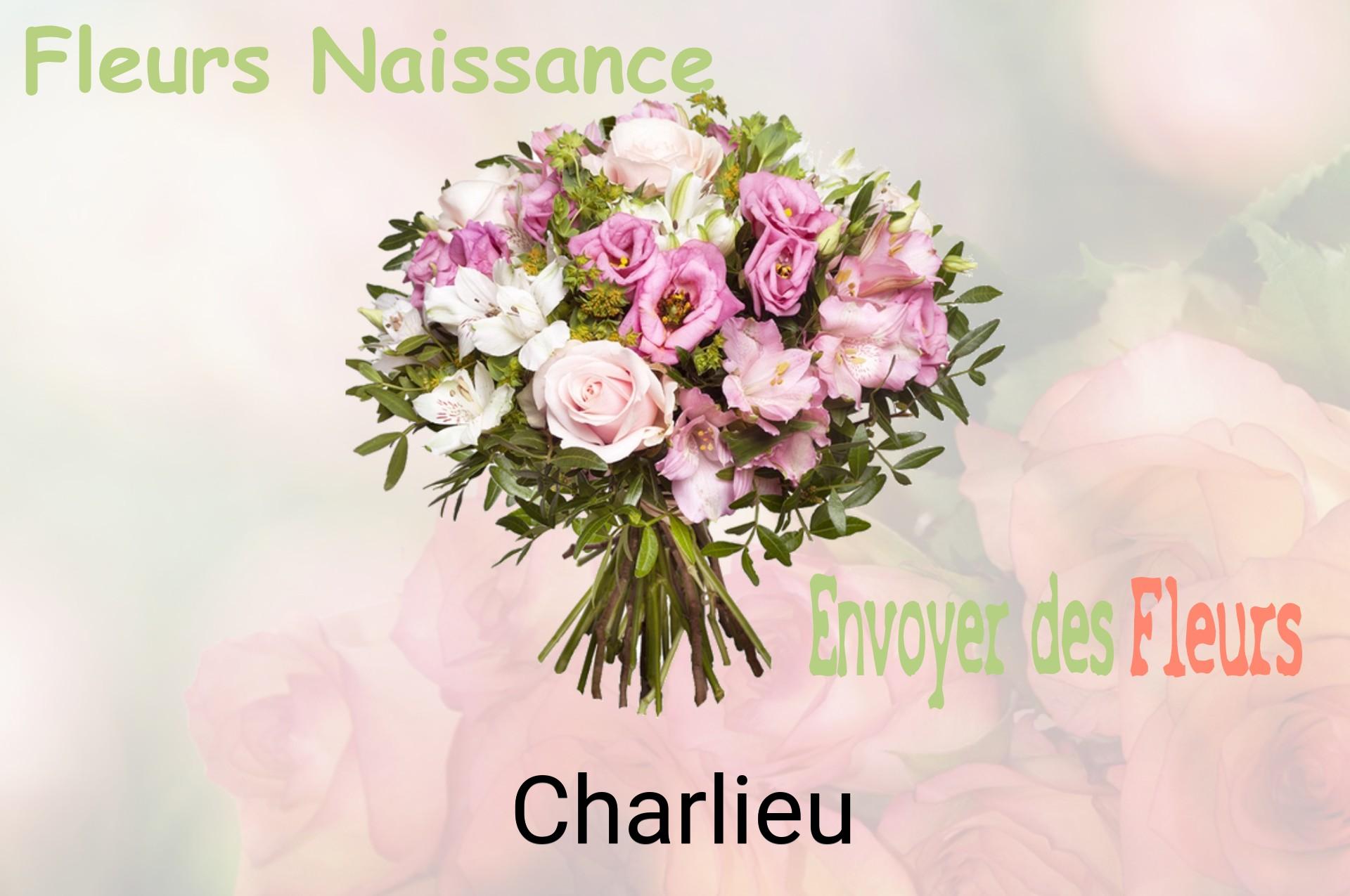 Bouquet de fleurs de naissance livré à Charlieu